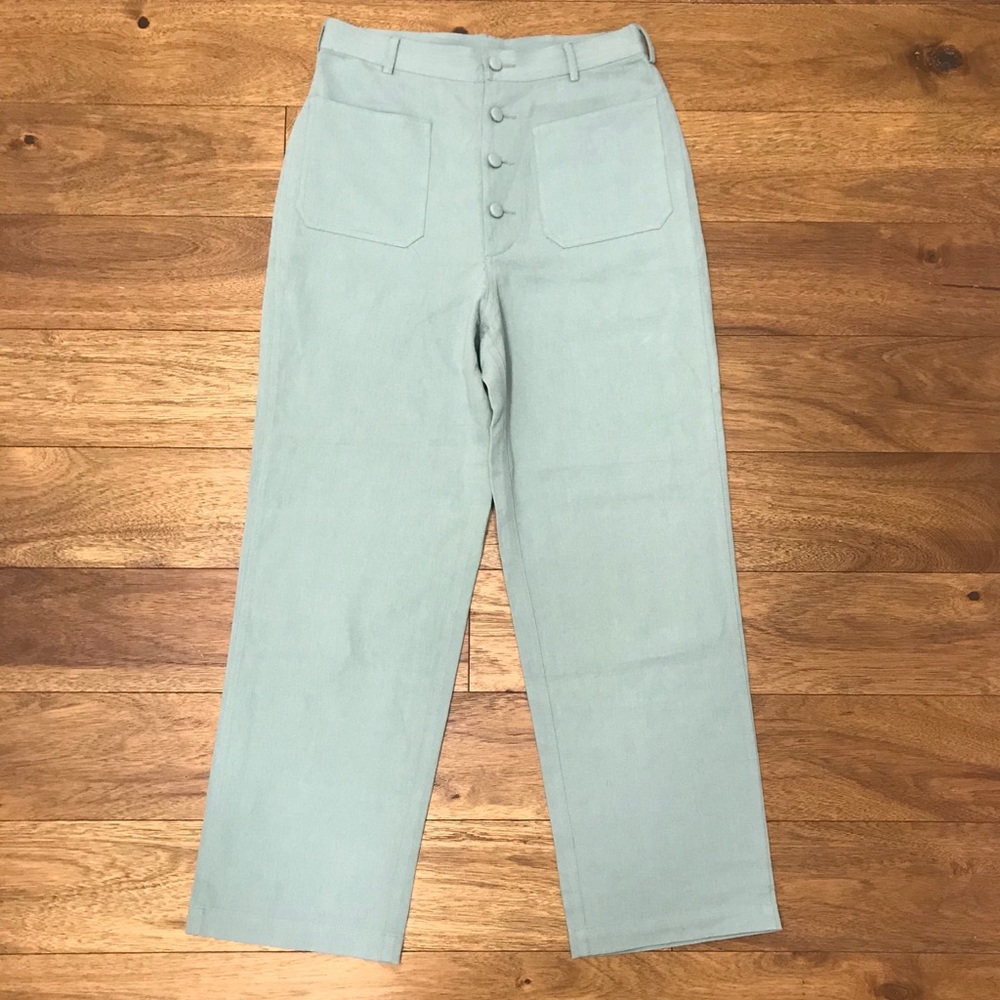COPY - Samantha Pleet size 6 high rise ankle pant…